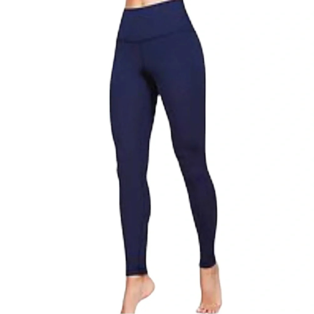WHBM Navy high waisted Leggings Sz S